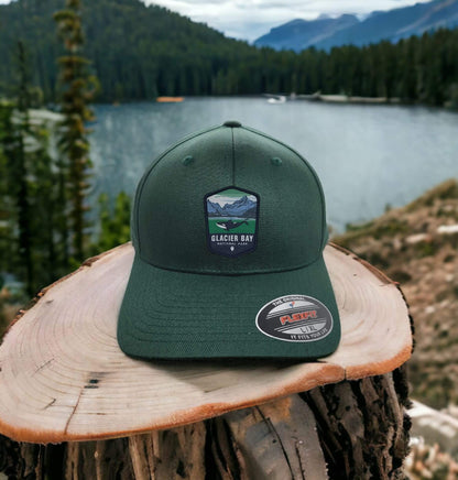 Alaska Fitted Hat w/ Glacier Bay National Park Patch image 2