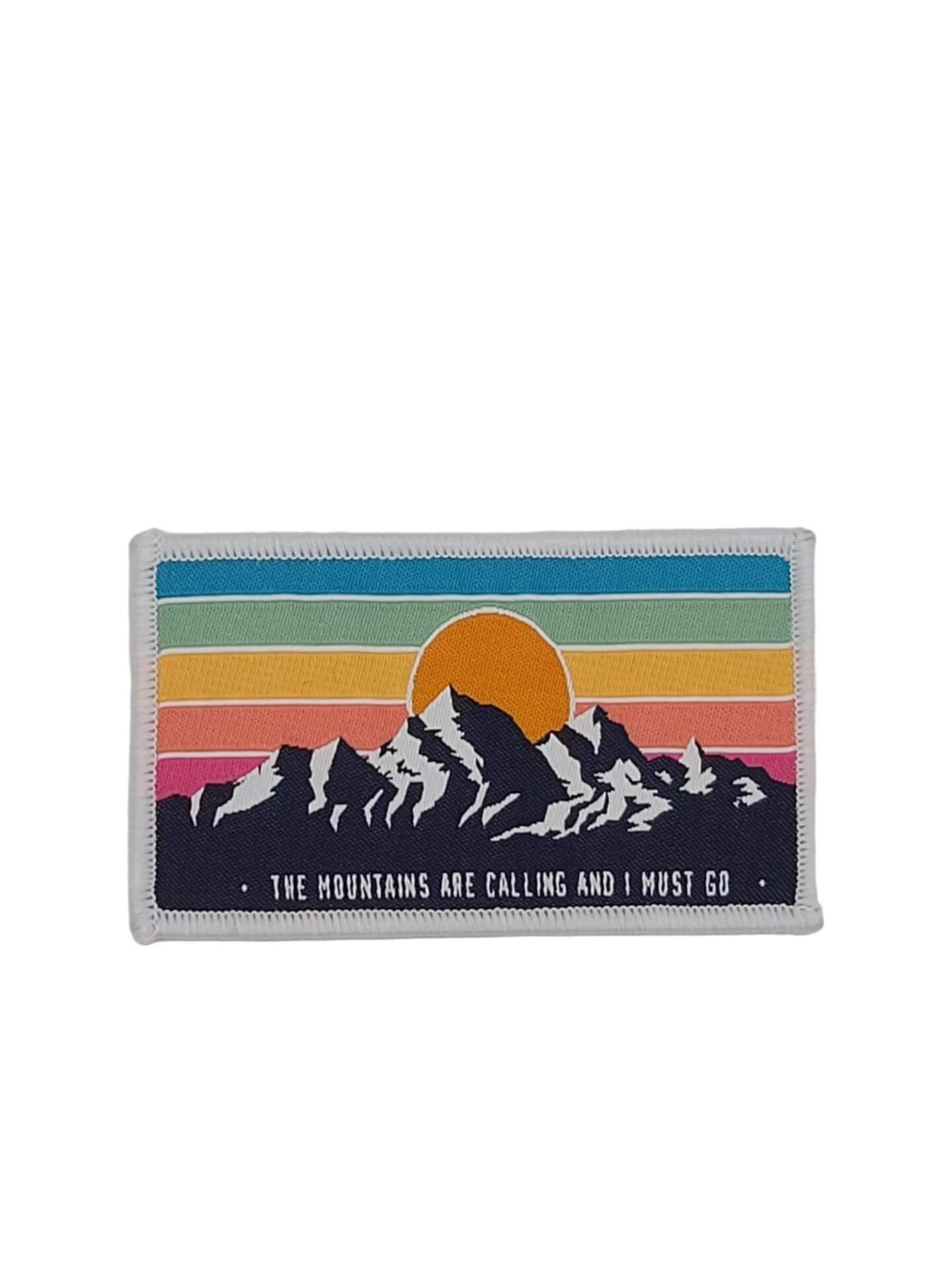 Mountains Are Calling Woven Patch image 0