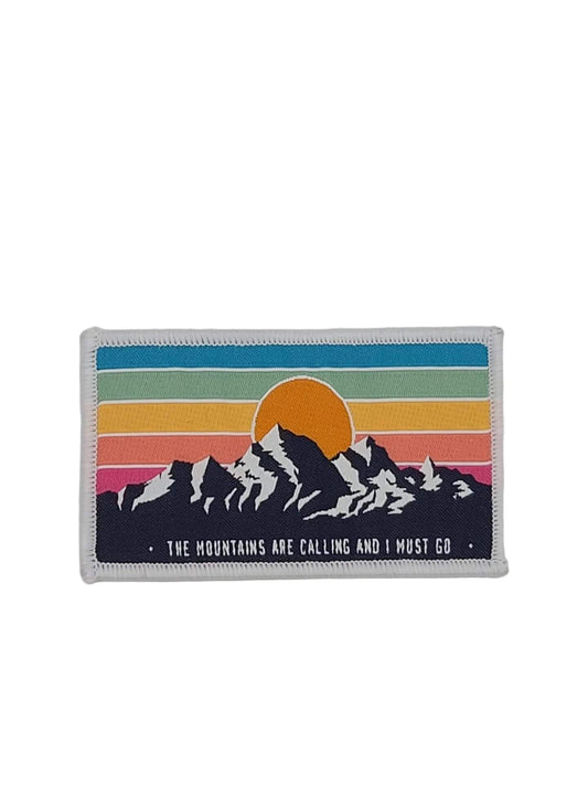 Mountains Are Calling Woven Patch image 0