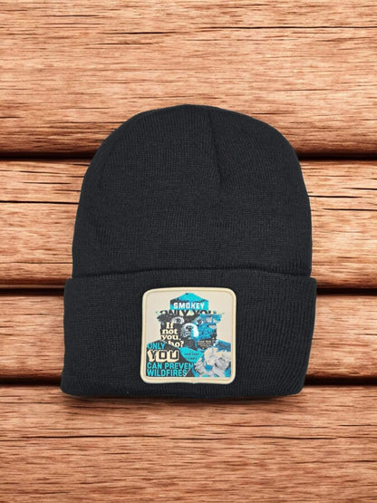 Smokey the Bear Beanie Only You Can Prevent Wildfires