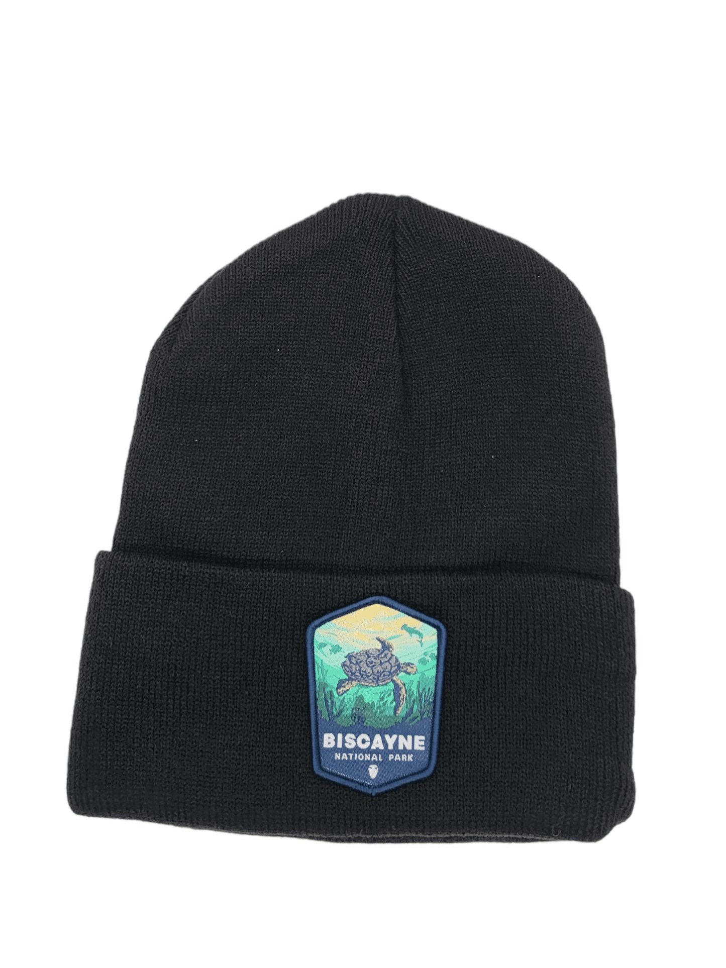Florida Beanie – Biscayne National Park Knit Cap - Black image