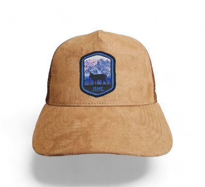 State Collection 5-Panel Trucker Hat – Suede with Snapback - Idaho image