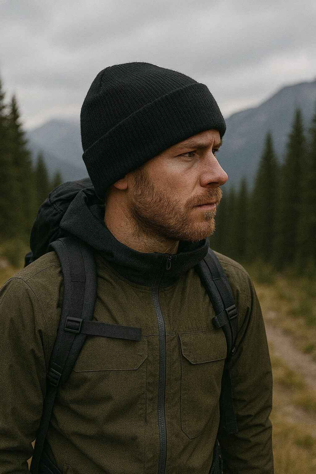 John Muir Trail Beanie – JMT Patch Hat
