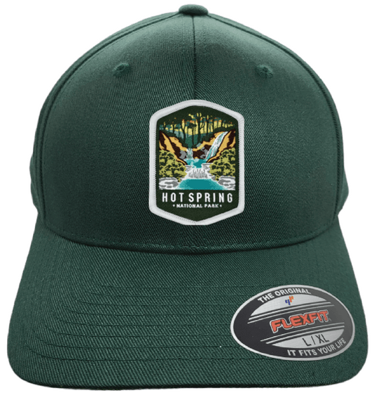 Hot Springs National Park Fitted Hat image 1