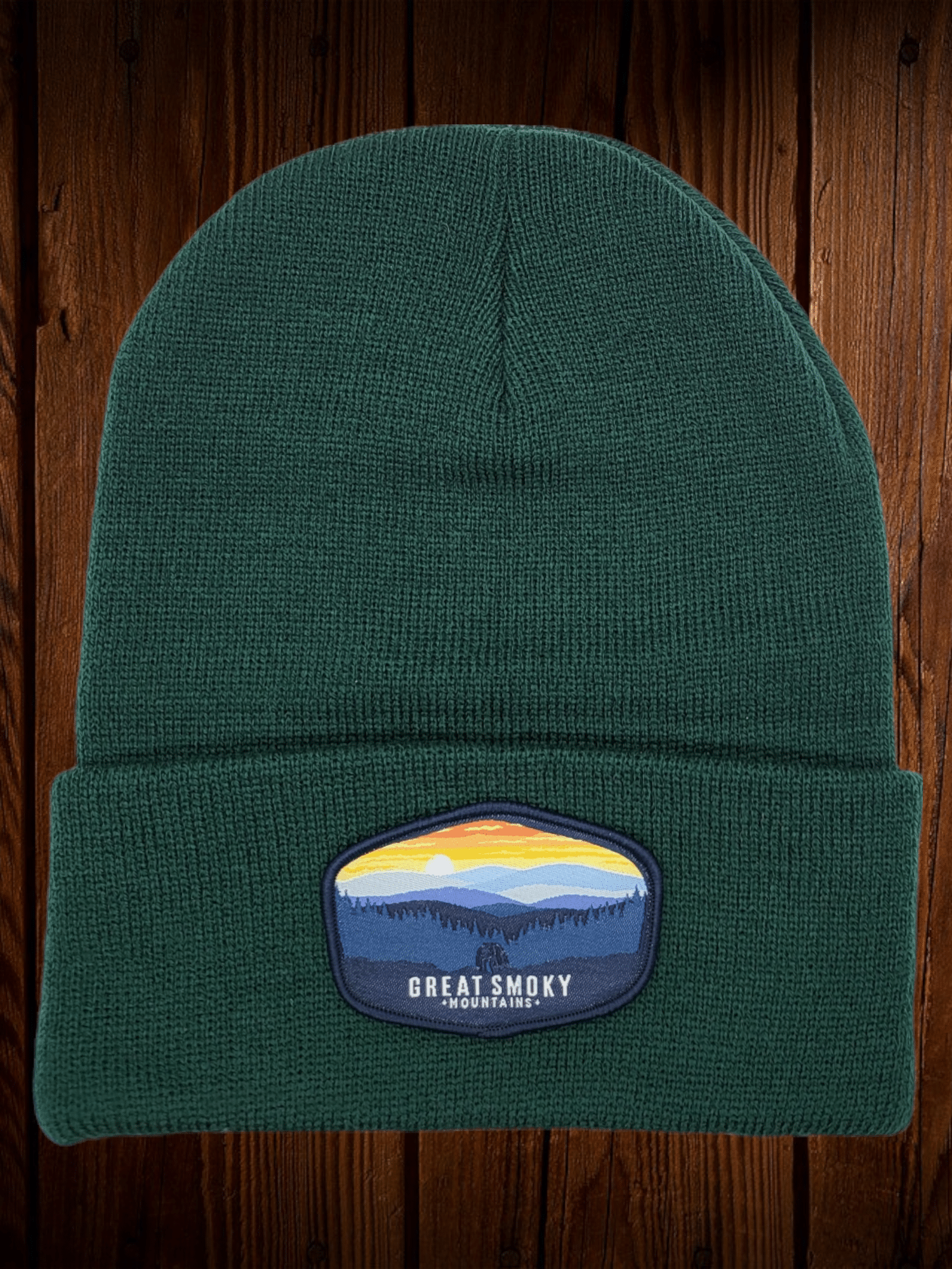 Great Smoky Mountains Beanie - Forest Green image