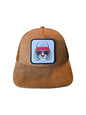 Cool Cat Suede Trucker Hat | Retro Style Adventure Cap image 0