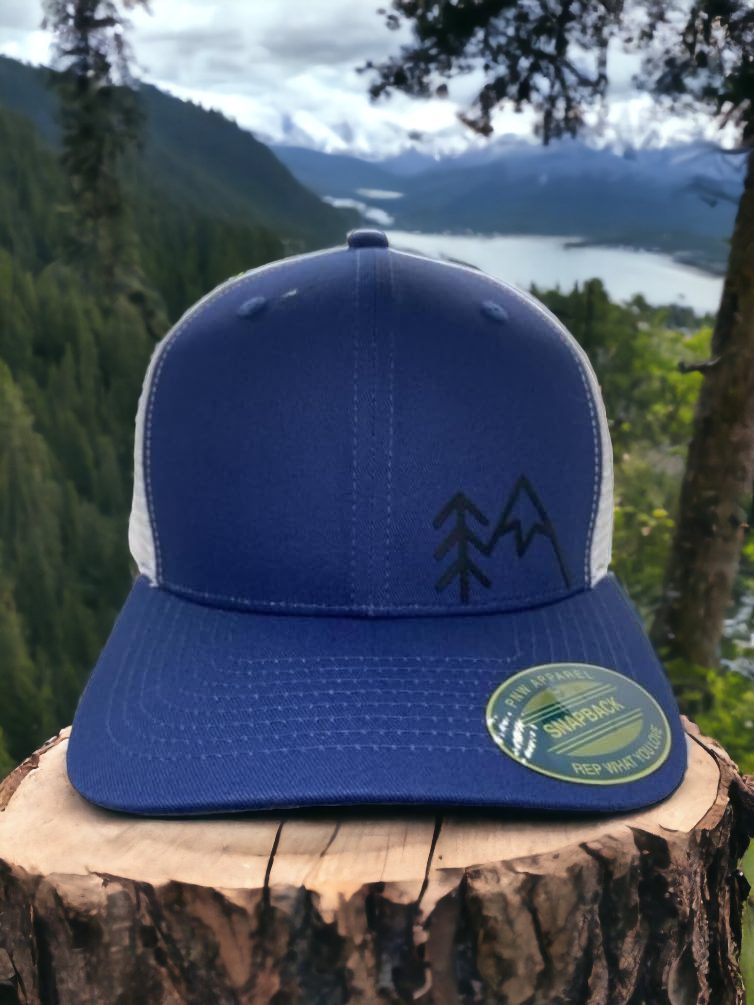 Mountain Adventure Trucker Hat - Unisex Snapback Cap image 4