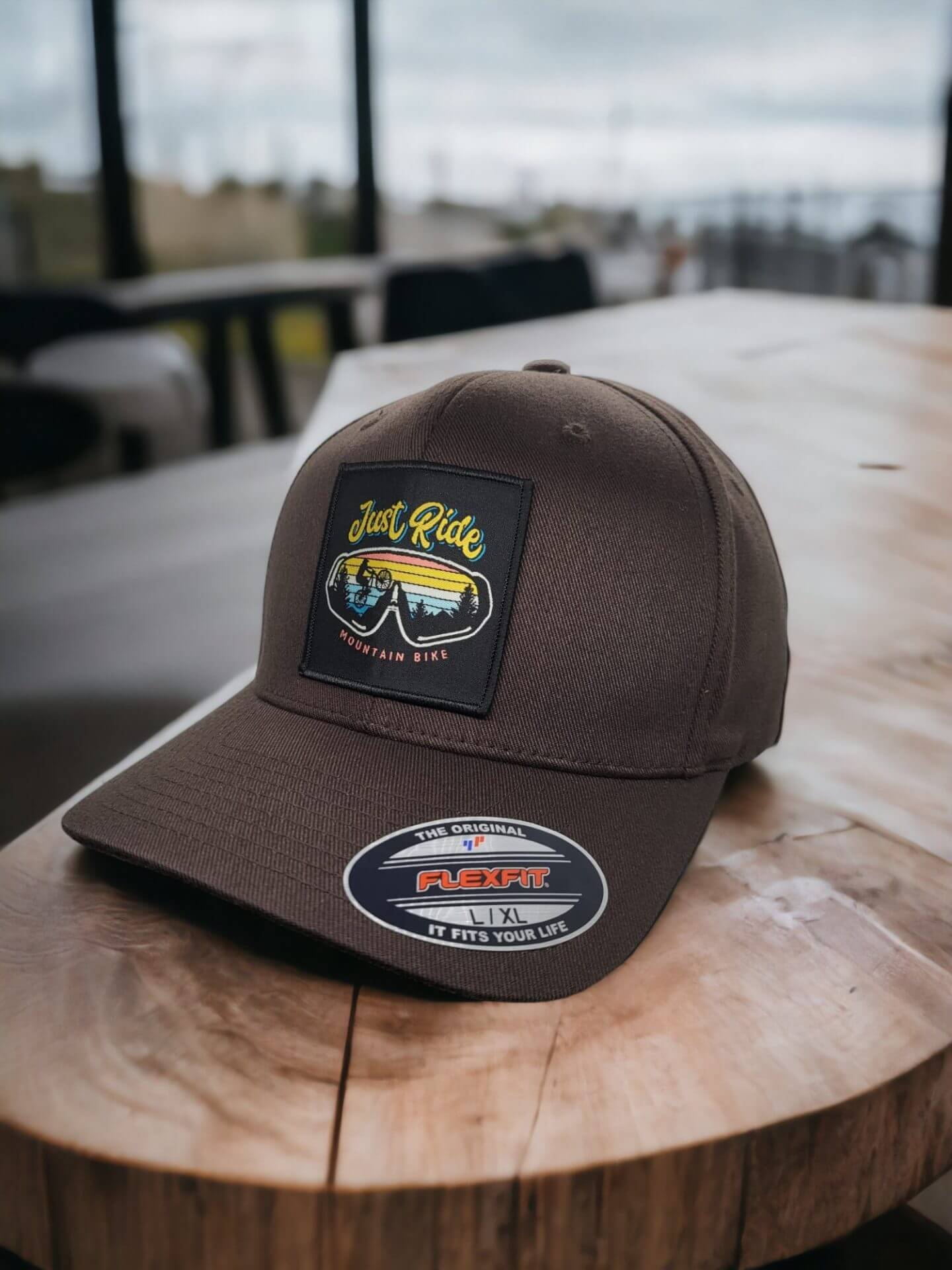 Mountain Biking Fitted Hat image 2