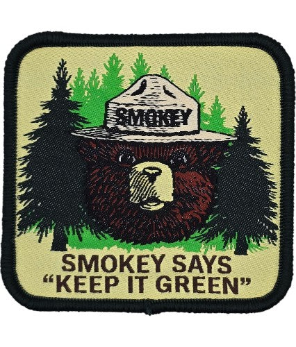 Smokey the Bear Keep it Green Patch image 0