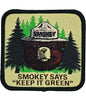 Smokey the Bear Keep it Green Patch image 0