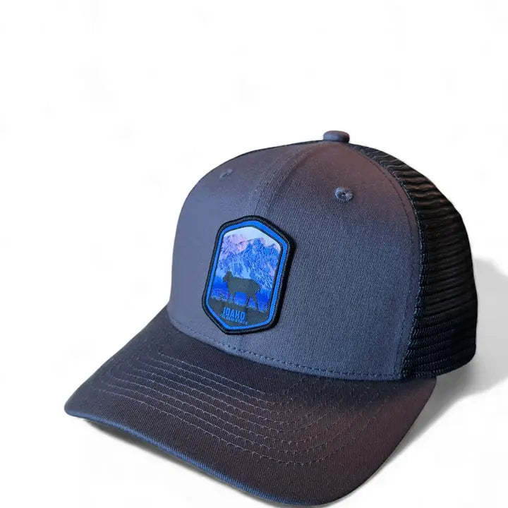 Idaho Trucker Hat Mesh Snapback Adjustable Vintage Style Cap