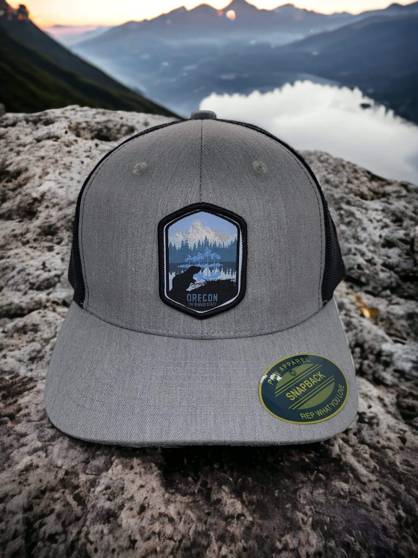 Oregon Trucker Hat with Patch image 1