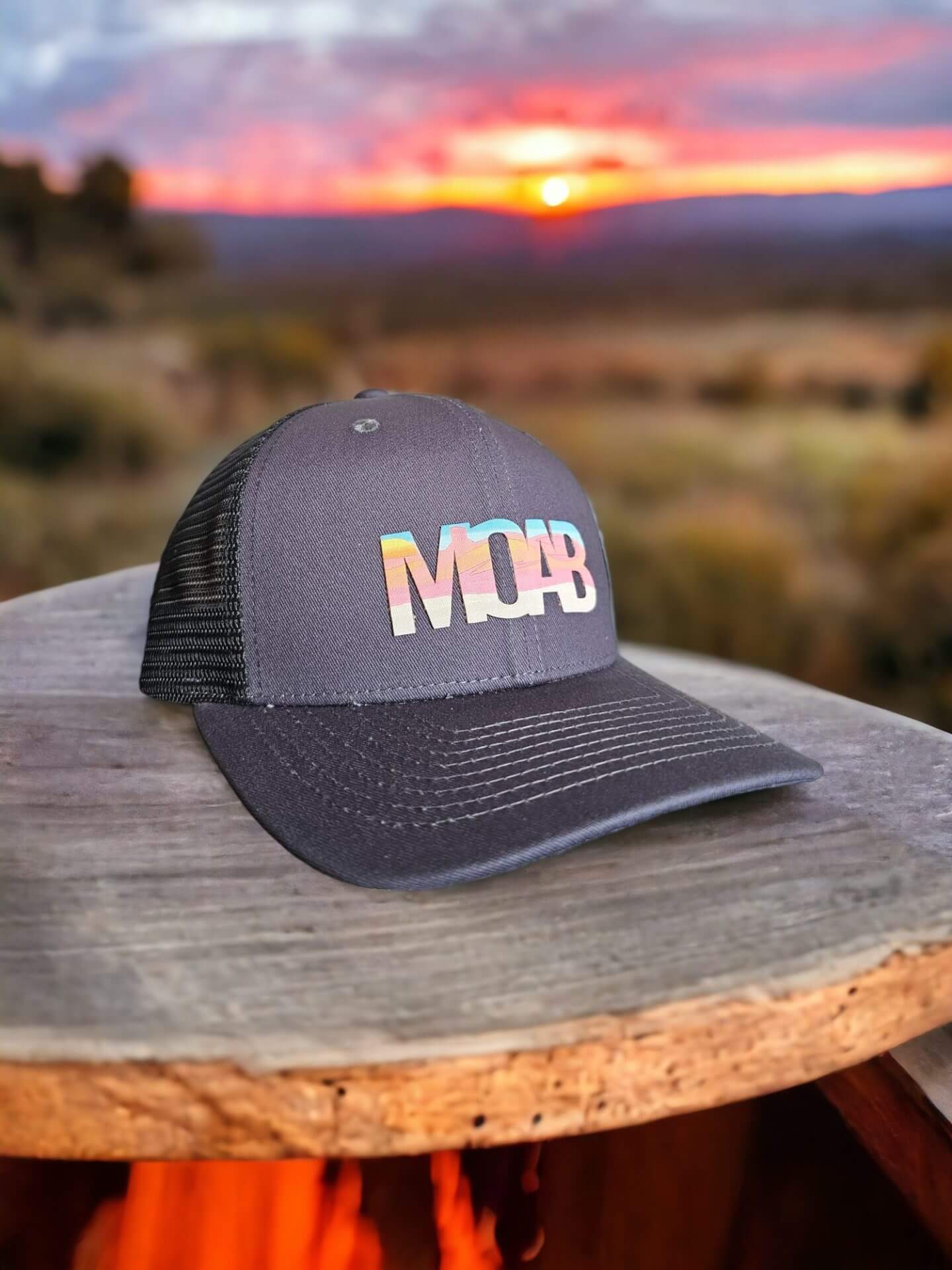 Moab Trucker Hat with National Park Patch image 1