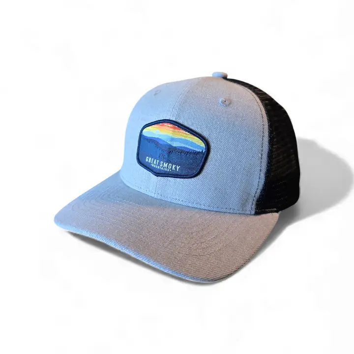 Great Smoky Mountains Trucker Hat | National Park Hiking Cap Souvenir
