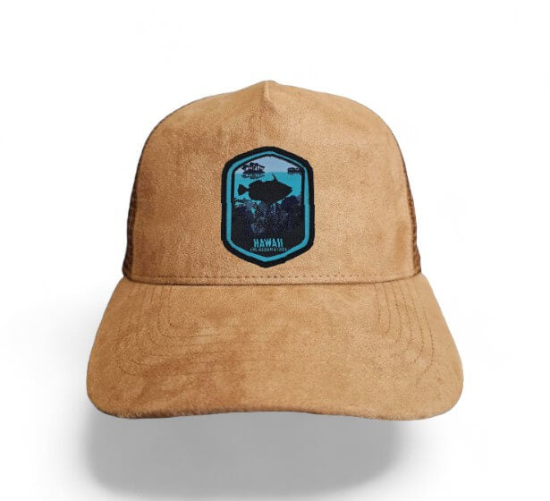 State Collection 5-Panel Trucker Hat – Suede with Snapback - Hawaii image