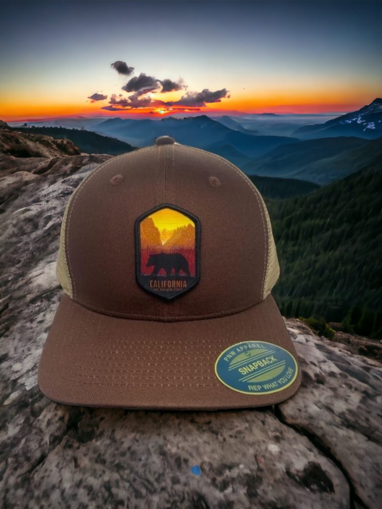 Cali Mesh Back Trucker Baseball Cap with Patch image 4