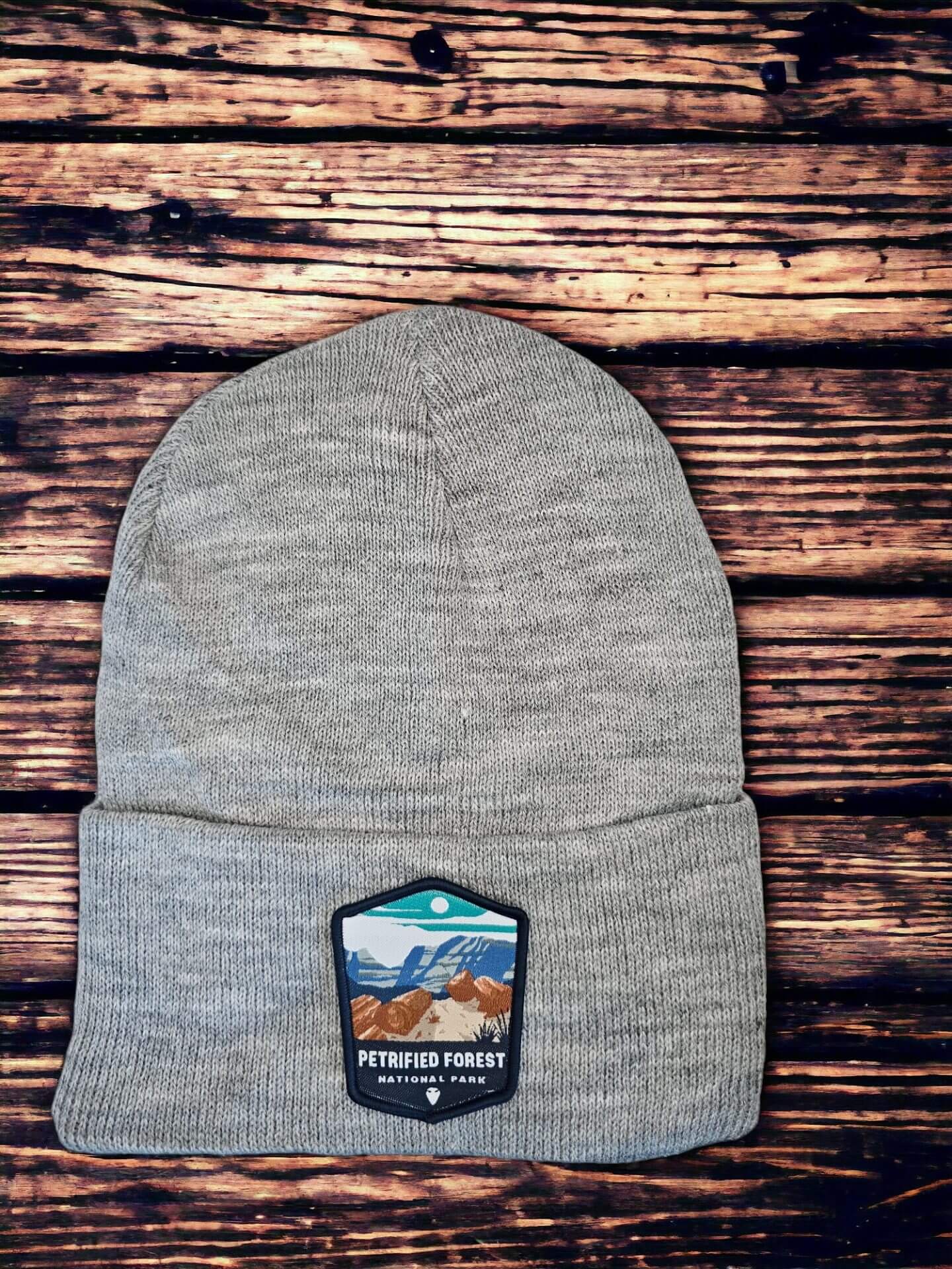 Petrified Forest Beanie with National Park Patch image 3