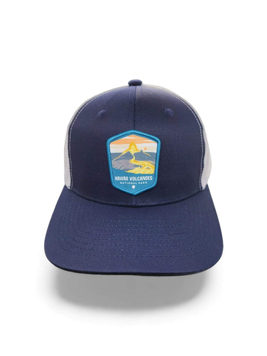 Hawaii Volcanoes National Park Snapback Cap - Scenic Outdoor Adventure Souvenir Baseball Hat image 0