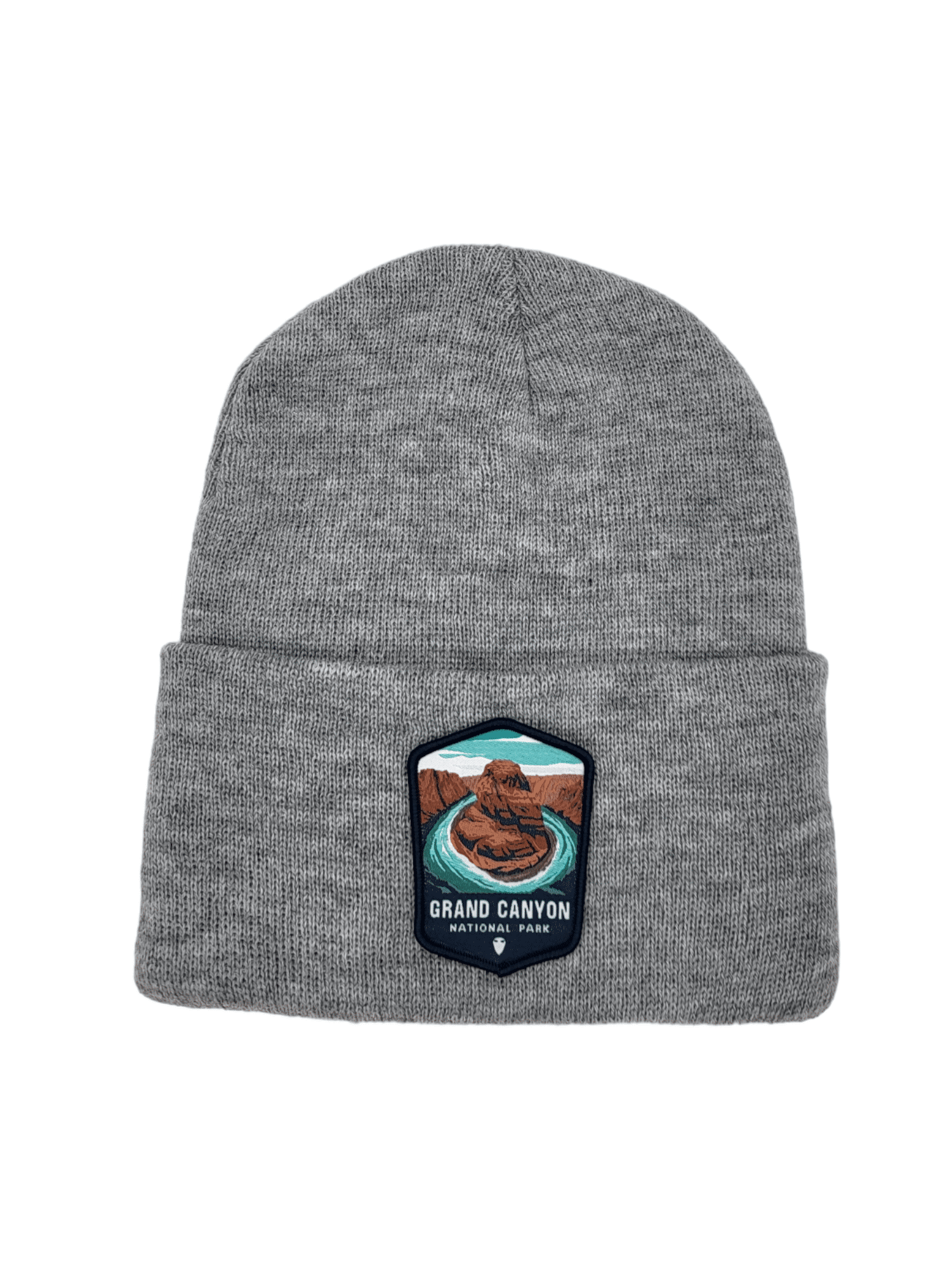 Grand Canyon Beanie with National Park Patch - Grey image