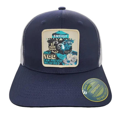 Smokey the Bear Hat - Mesh Back Snapback