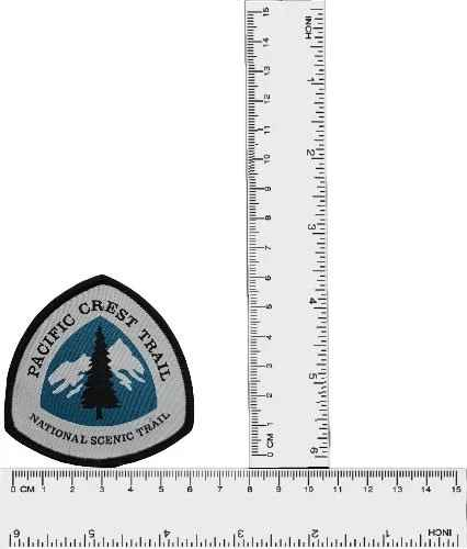 Pacific Crest Trail Official Patch 2.5" - High-Quality Woven Badge for Hikers & Backpackers (Sew/Iron-On)