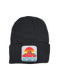 Desert Sunset Beanie Warm Knit Hat with Cactus Patch image 3