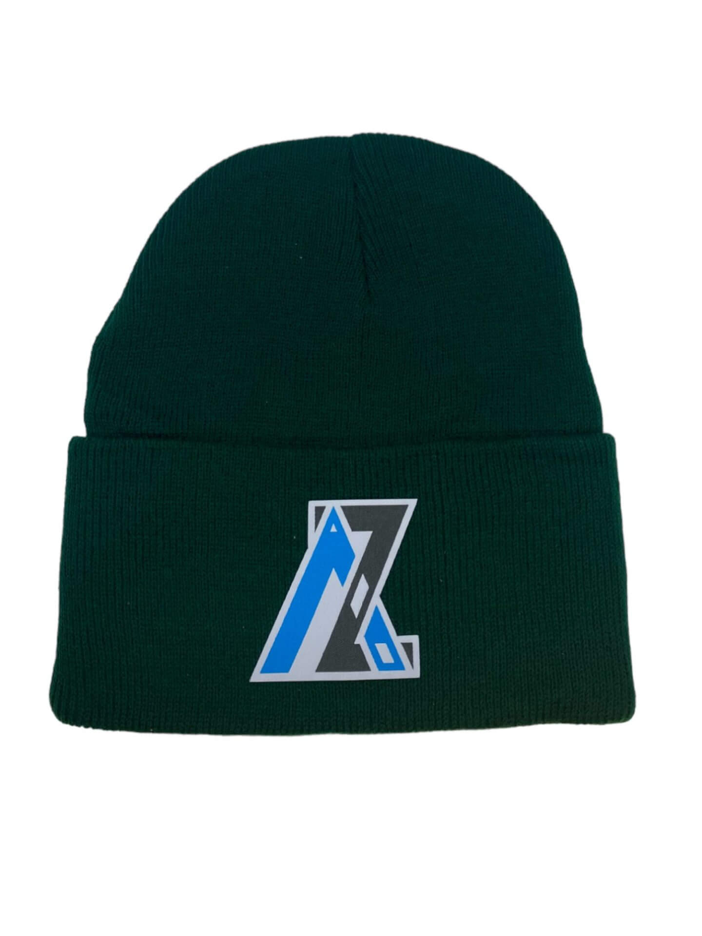 Arizona Beanie with AZ Woven Patch - Stylish Winter Hat for State Pride and Outdoor Adventures - Forest Green image