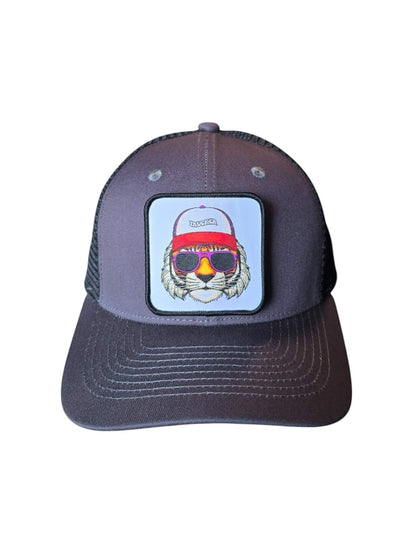 Tiger Trucker Snapback Hat image 3