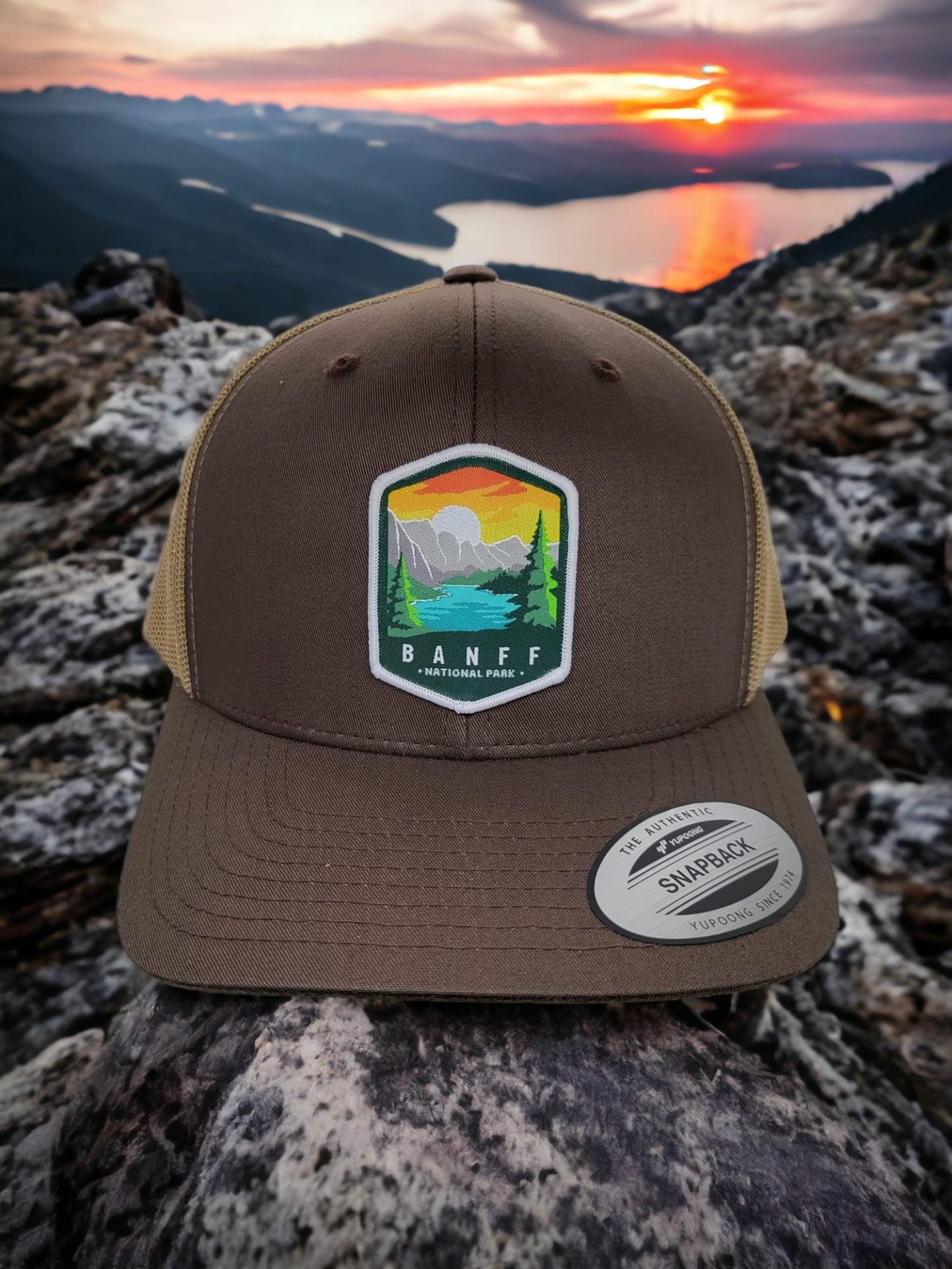 Banff National Park Snapback Hat with Patch image 3
