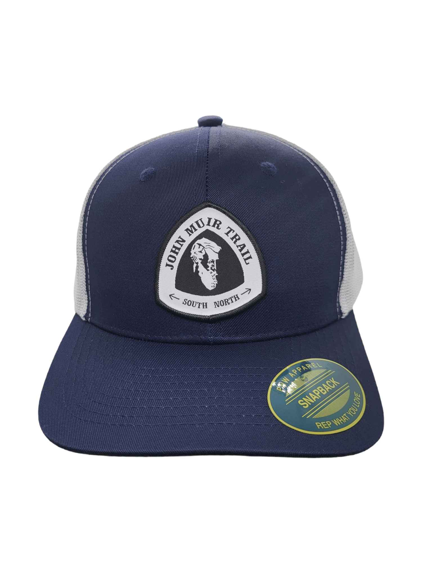 John Muir Trail Snapback Trucker Hat with Official Patch