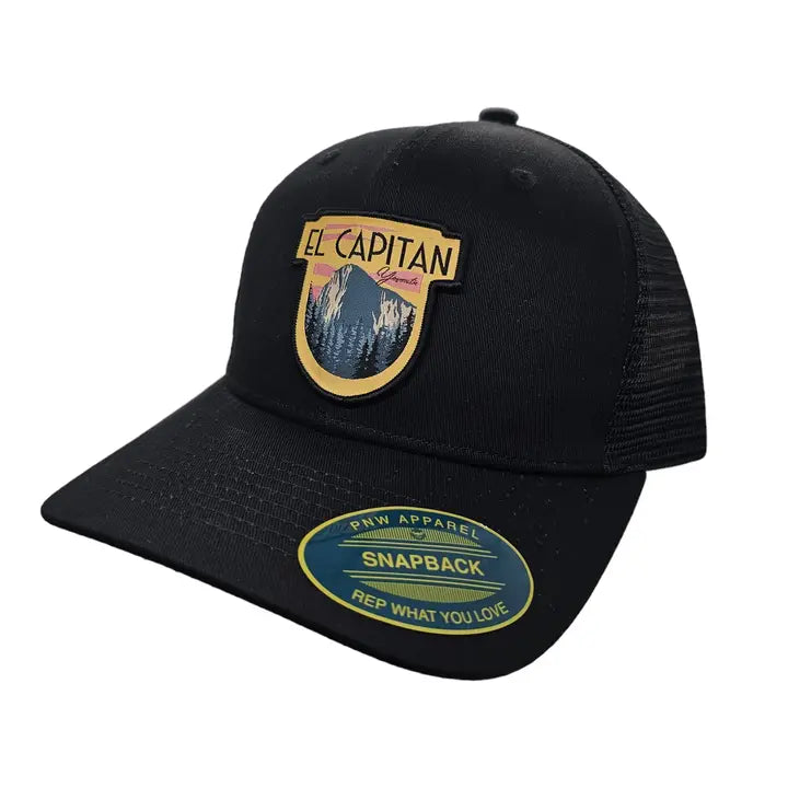 El Capitan Yosemite Trucker Hat | Outdoor Hiking Adventure Cap