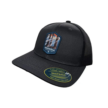 Sequoia National Park Snapback Hat Woven Patch Cap