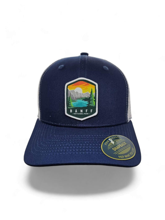 Banff National Park Snapback Hat with Patch image 0