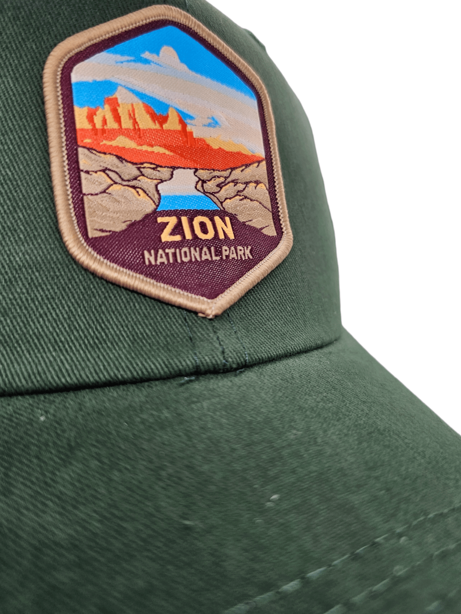 Zion National Park Embroidered Low Profile Baseball Cap - Utah Adventure Hiking Souvenir Dad Hat image 3