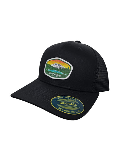 Mount Rainier Park Hat for Men - Snapback Style