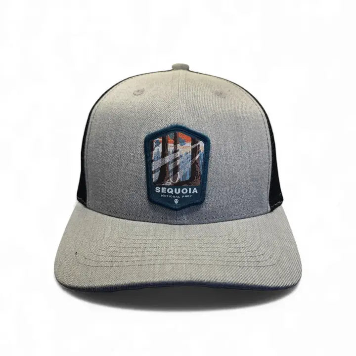 Sequoia National Park Snapback Hat Woven Patch Cap
