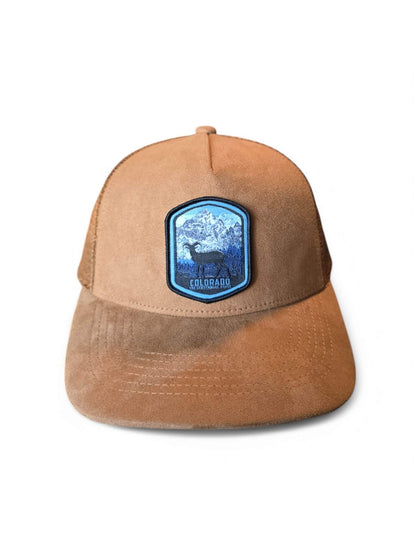 State Collection 5-Panel Trucker Hat – Suede with Snapback image 10