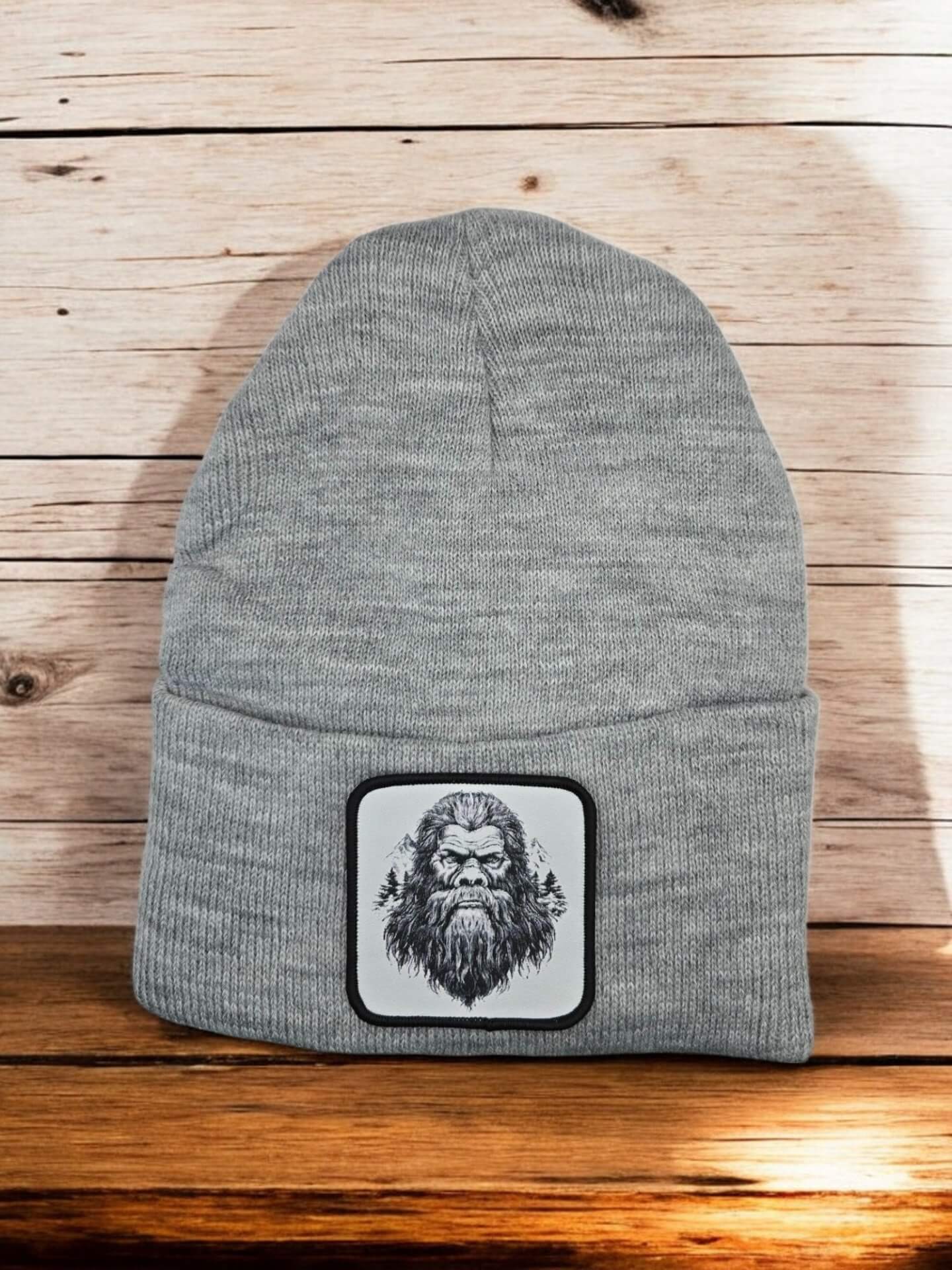 Bigfoot Beanie Ideal for Cozy Winter Outdoor Adventures - Heather image