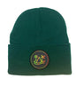 Mountain Palm Tree Beanie Hat - Tropical Beach Sun Cap - Fun Outdoor Skull Accessory Gift