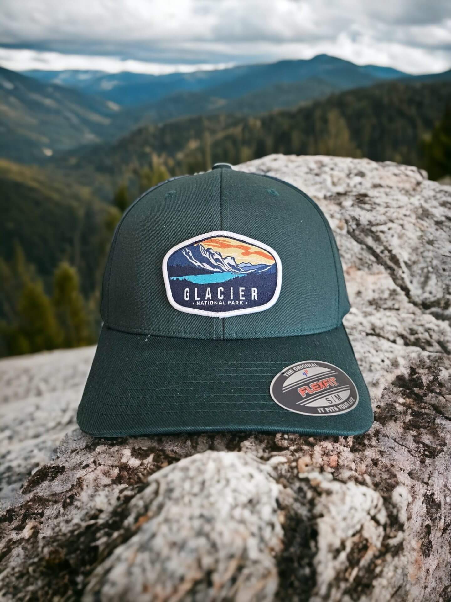 Glacier National Park Fitted Hat image