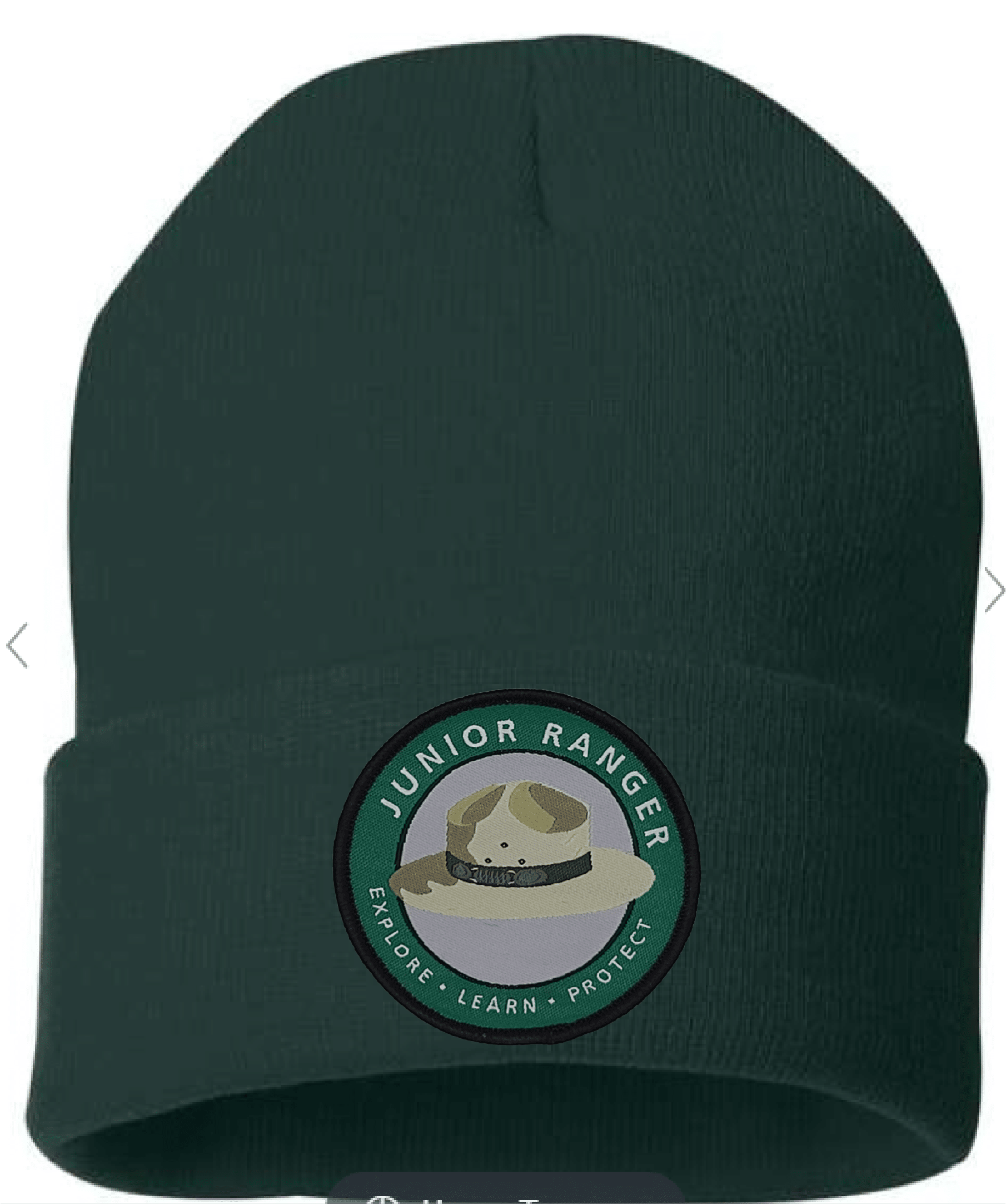 Children's Junior Ranger Adventure Beanie: Cozy Outdoor Hat for Young Nature Enthusiasts image 1