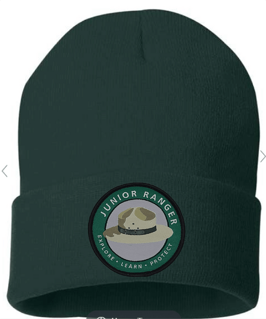 Children's Junior Ranger Adventure Beanie: Cozy Outdoor Hat for Young Nature Enthusiasts image 1