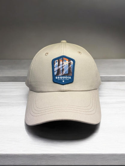 Sequoia National Park Adventure Hat: Outdoor Enthusiast Gift, California Souvenir - Khaki image