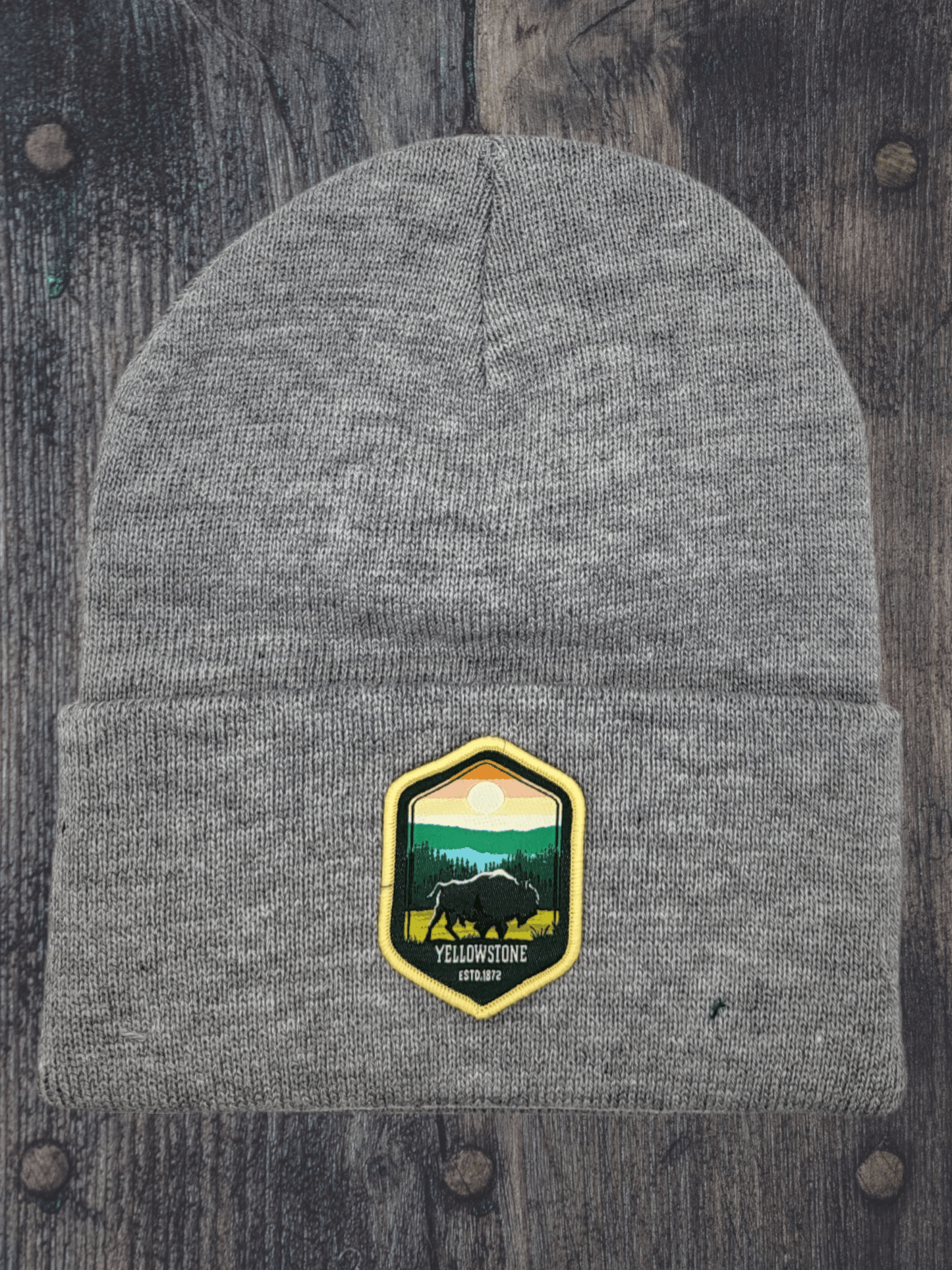 Yellowstone National Park Beanie - Warm Knitted Winter Hat for Outdoor Enthusiasts image 2