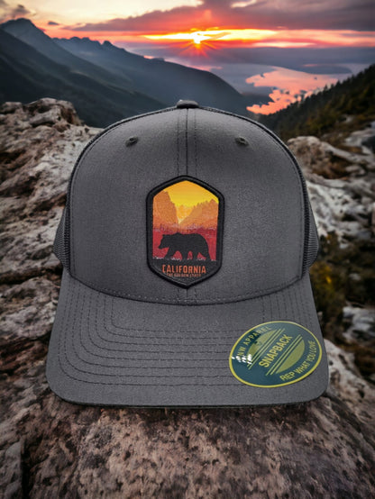 Cali Mesh Back Trucker Baseball Cap with Patch image 3