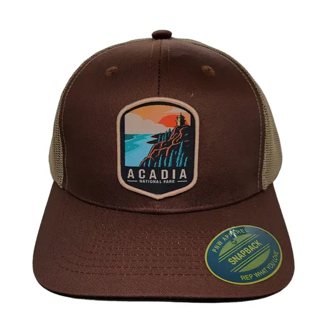 Acadia National Park Trucker Hat | Maine Hiking Cap for Nature Lovers