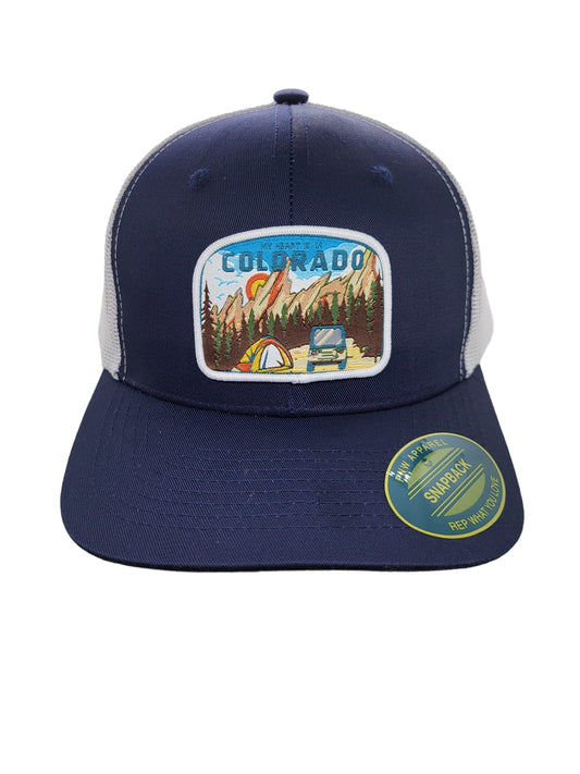 Colorado Trucker Hat with Patch - Perfect for Outdoor Adventures