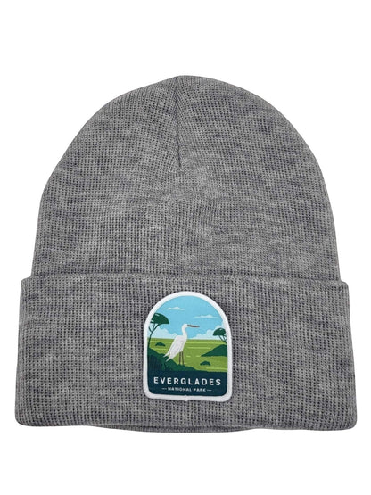 Everglades Beanie – Florida Wildlife Patch Knit Hat image 0