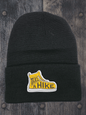 Outdoor Adventure 'Take a Hike' Patch Beanie - Cozy Knitted Hat for Nature Lovers & Hikers image 2