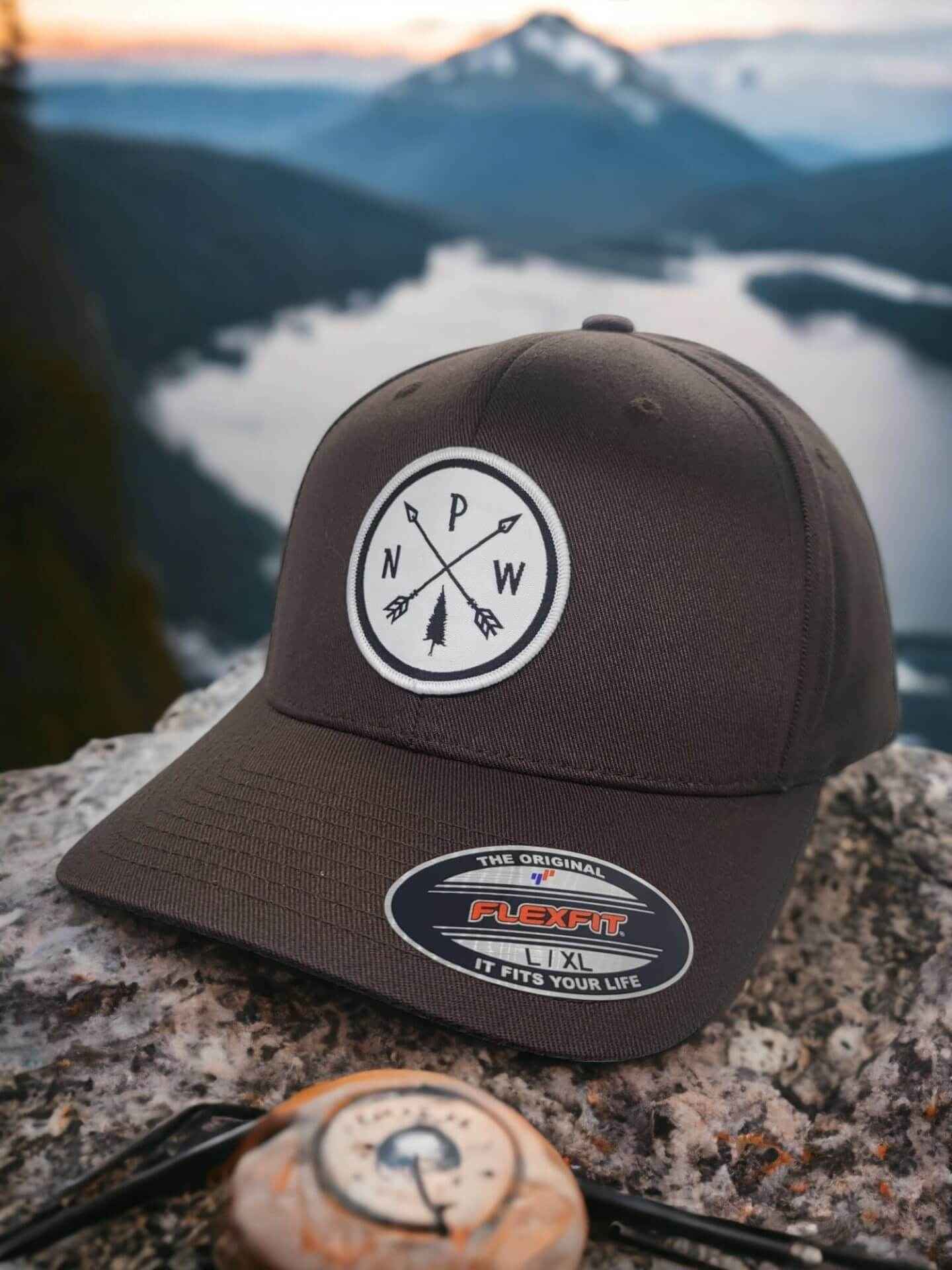 PNW Arrows Flexfit Hat with a PNW Arrows Patch